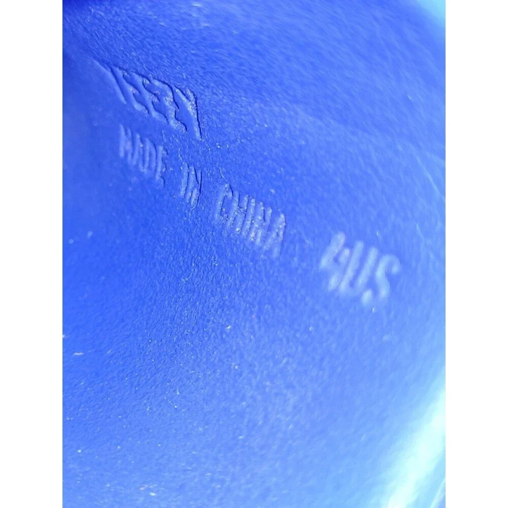 Adidas X Yeezy Size 4 Azure blue Slides